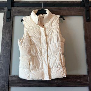 Gap White Puffer Vest